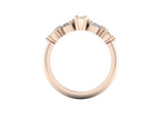 Maisie Marquise Champagne Diamond Ring in 18ct Rose Gold