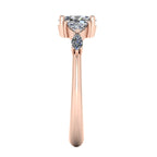 Maisie Oval Diamond Five Stone Ring in 18ct Rose Gold