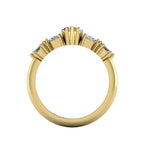 Maisie Marquise Pink Sapphire & Diamond Ring in 18ct Yellow Gold