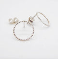 Medium Alto Micro Alternative Silver Hoops (12mm)