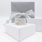 Origin Web Cuff Ring with Luxury Packaging — Handmade in London | Nude Jewellery