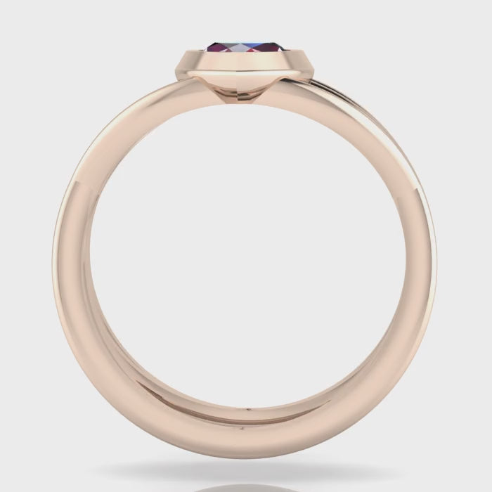 Infinity Marquise Ruby Ring in 18ct Rose Gold