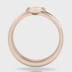 Infinity Marquise Champagne Diamond Ring in 18ct Rose Gold