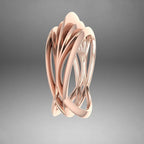 Infinity Armour Ring in 18ct Rose Gold