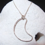 Silver Crescent Moon Pendant