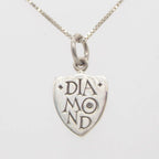Silver Diamond Pendant