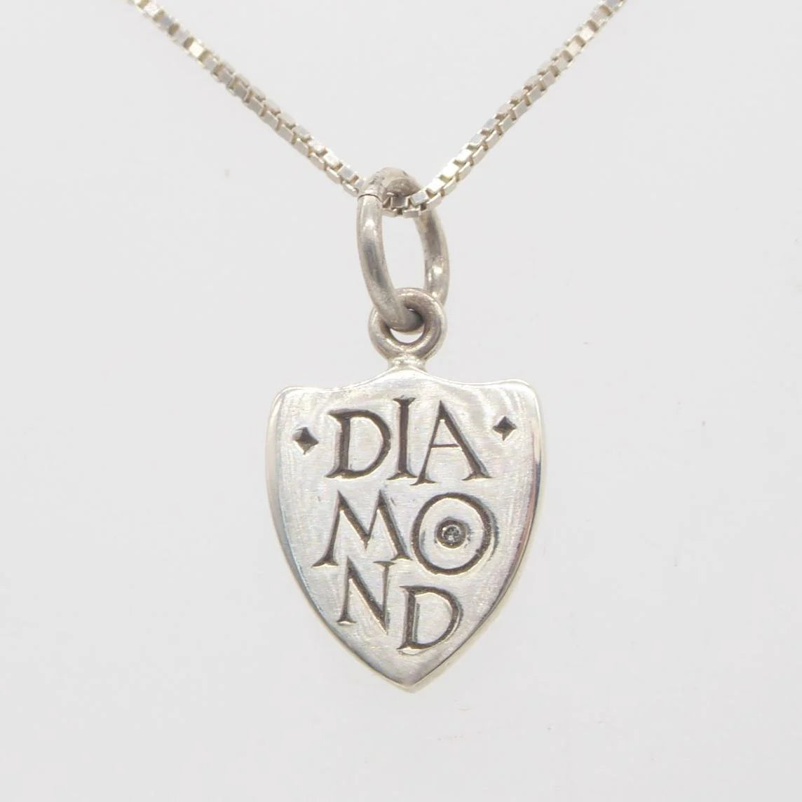 Silver Diamond Pendant