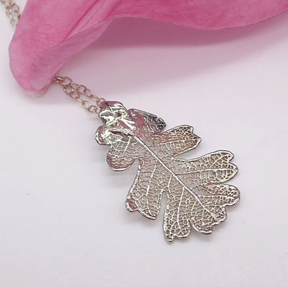 Silver Leaf Pendant