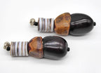 Seed & Ceramic Earrings